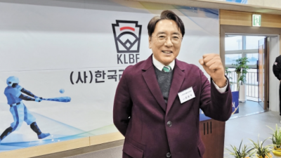 제 7대 한국리틀야구연맹 회장 취임한 배우 김승우 앞으로 '4년간 내 본업은 야구입니다'