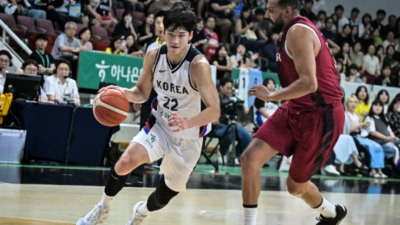 '이현중-이정현 더블더블' 한국, 카타르에 90-71 완승...평가전 3연승 질주