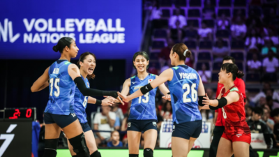 ‘한국은 강등’ 일본 여자배구는 VNL 4강행···8강서 튀르키예 3-2 제압, 브라질과 결승행 다툼