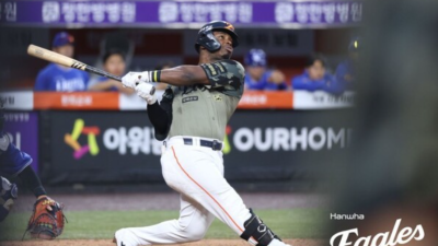페라자 연타석 홈런 4타점 원맨쇼…한화, 삼성 꺾고 6연패 사슬 끊었다
